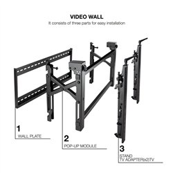 Pop-Out Video-Wall Mount