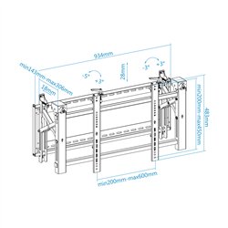 Pop-Out Video-Wall Mount